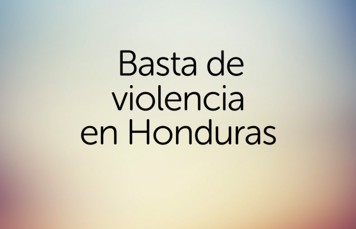 No más persecución contra activistas en Honduras