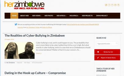 Her Zimbabwe gives voice to women’s issues through digital journalism