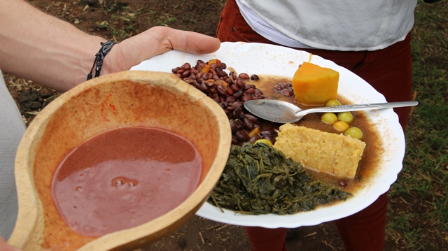 Cooking with seeds saved by the Seed Savers Network.