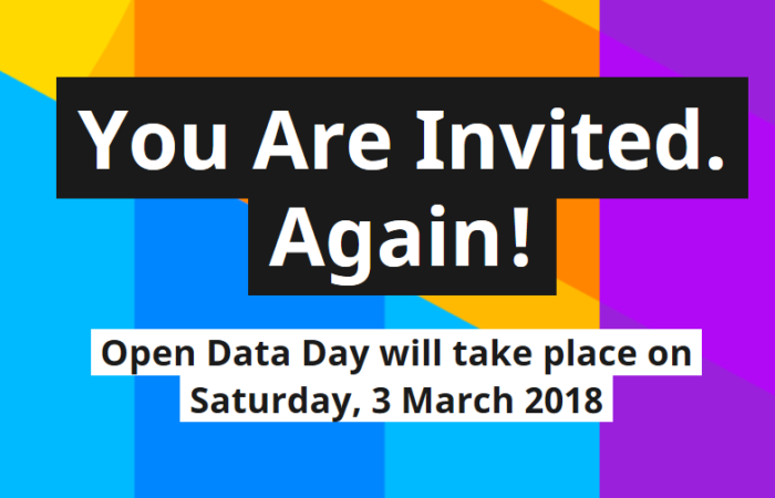 Want to organise an event on International Open Data Day? Apply now!