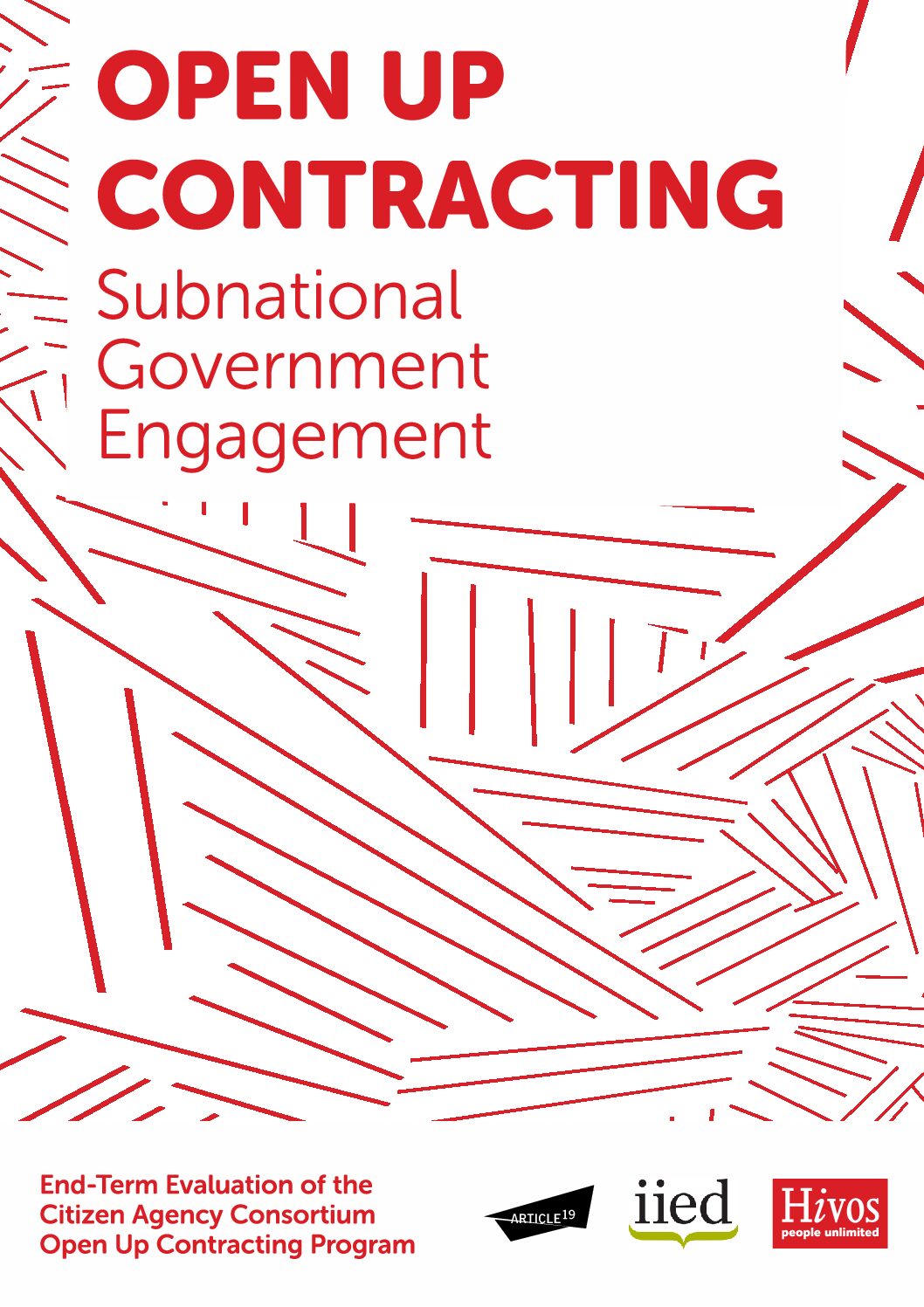 Evaluation of program: Subnational government engagement casestudy