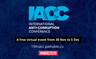 Join us 30 November at the International Anti-Corruption Conference
