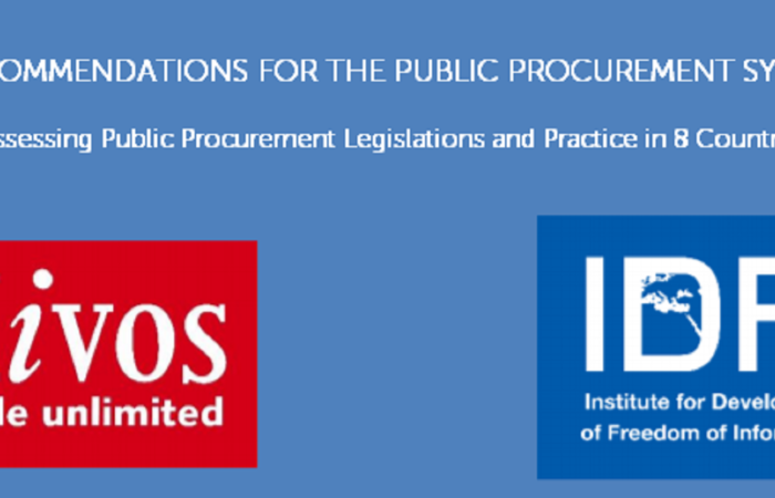 8 Country reports published with recommendations for the public procurement system