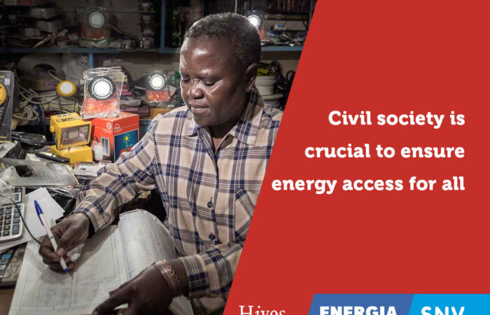 No civil society, no energy access for all