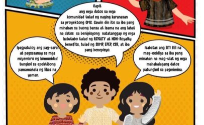 Comics as a tool to explain mining concepts to IP communities