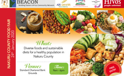 Hivos and partners host a food fair in Nakuru County