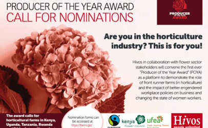 Call for nominations: Producer of the Year Award