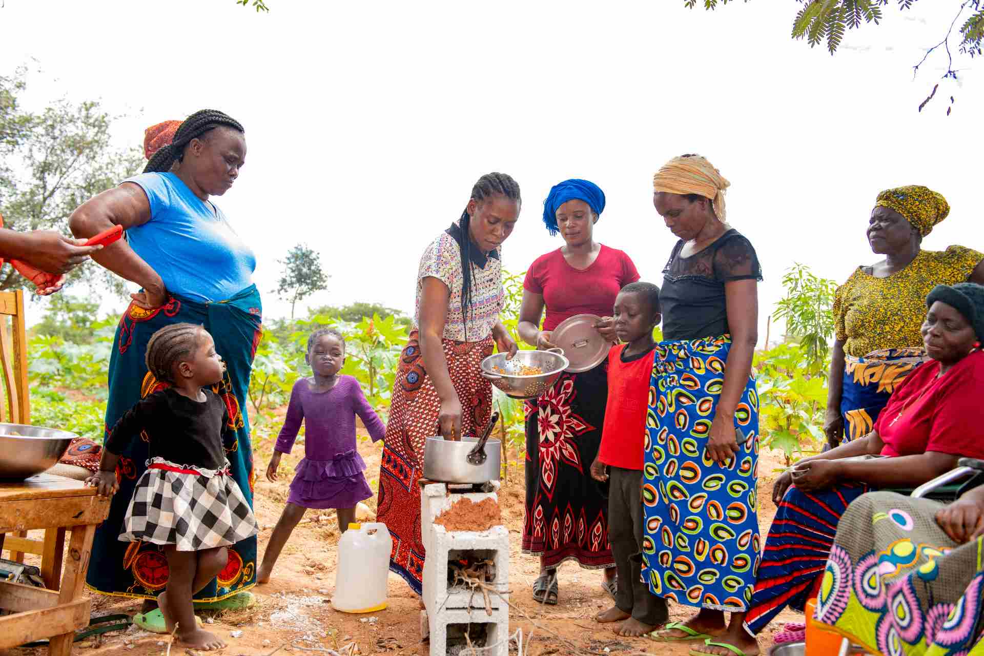 Use of rocket stove to combat climate change in Zambia