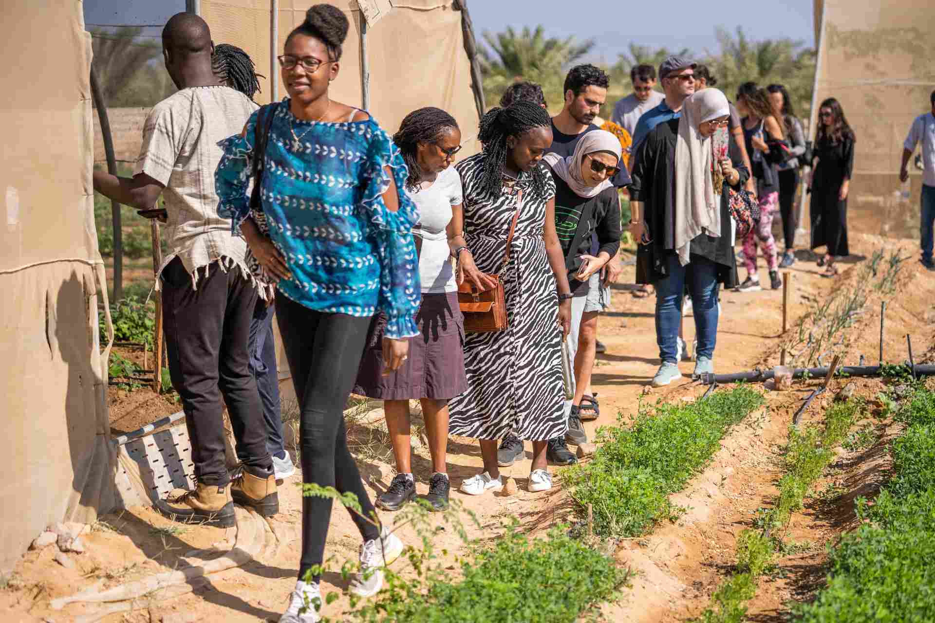 Field trip to the Habiba Community regenerative farm and learning center