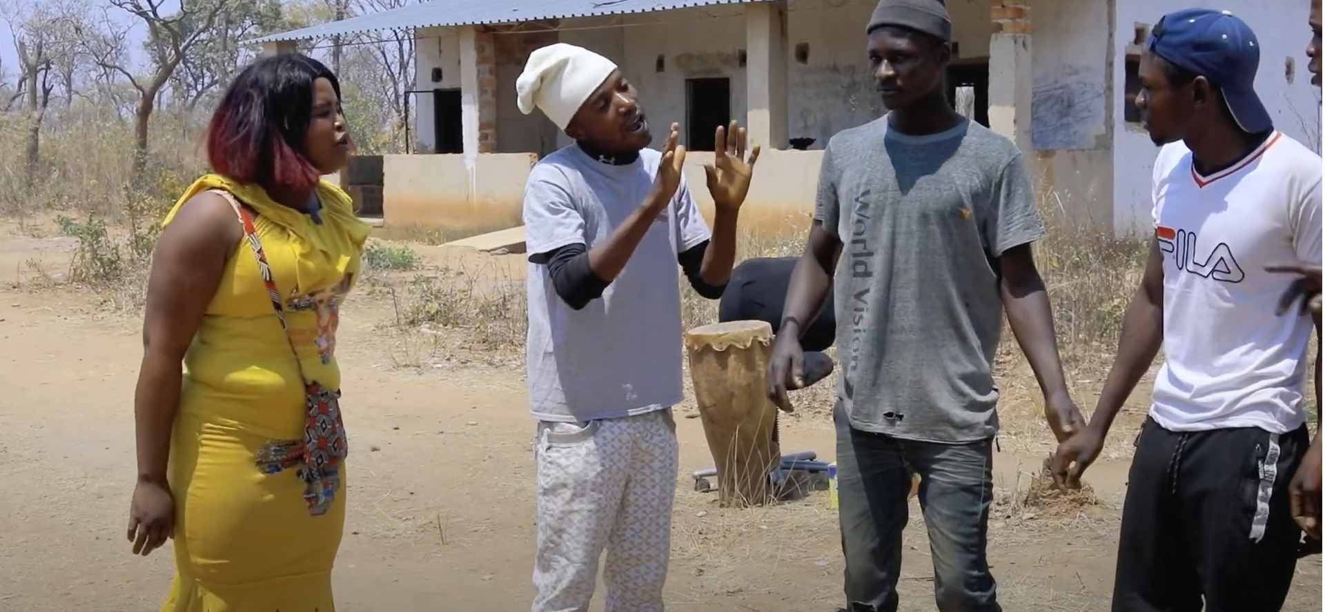 Theater play from Zambia about climate change and charcoal 
