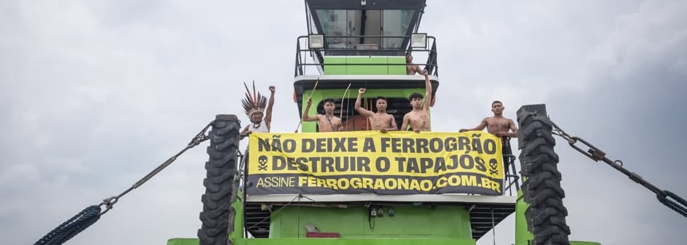 Climate protest in the Amazon