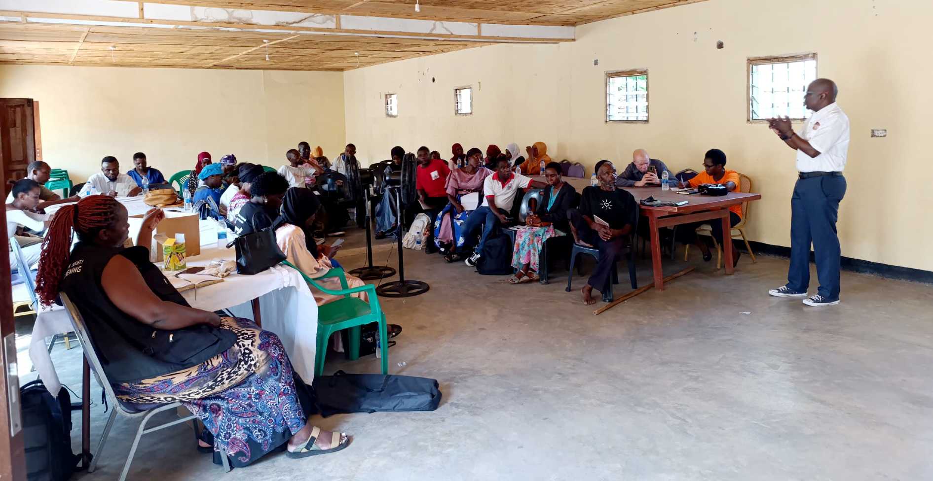 A capacity building workshop organized by CCSS in Nkhotakota with local HRD chapter leaders undergoing training.
