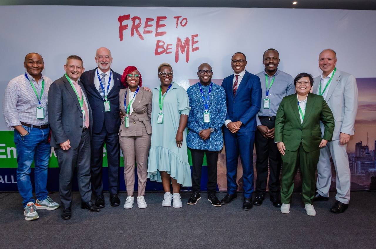 Representatives from Hivos, Workplace Pride, and Lake Region Womxn Health and Equal Rights CBO participating in the Free to Be Me Regional Economic Empowerment Forum.