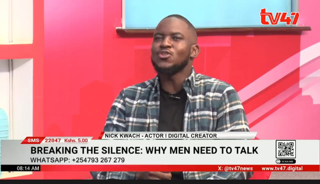 discussing femicide on Kenyan television