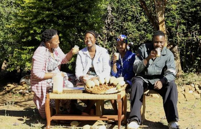 When family and food regenerate life